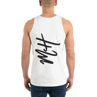"From The Farm" SpaceWeed's "Set Phasers to Couch" Tank - White