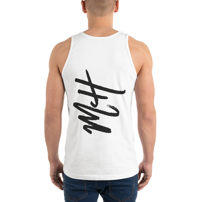 "From The Farm" SpaceWeed's "Set Phasers to Couch" Tank - White