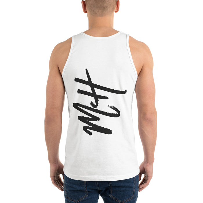 "From The Farm" Silver Trees "SVR TRS" Tank - White