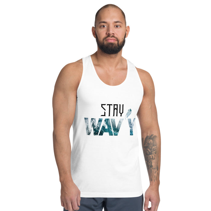 Wav'Y Fashion line - "Stay Wav'Y" - White