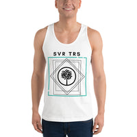"From The Farm" Silver Trees "SVR TRS" Tank - White