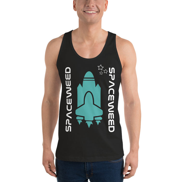 "From The Farm SpaceWeed's "Blast Off" Tank - Black