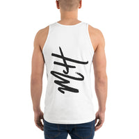 "From The Farm" Silver Trees "Frosty Tops"  Tank - White