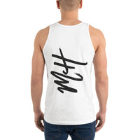 "From The Farm" Silver Trees "ST" Tank - White