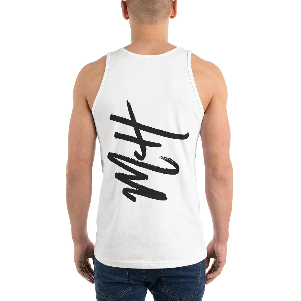 "From The Farm" Silver Trees "Silvertrizzle" Tank - White